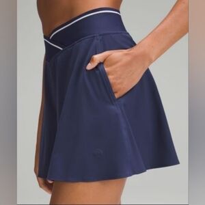 Lululemon shirt short atlético womens size S blue